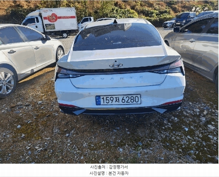 2025타경22096 경상남도 통영시 용남면 동달리 863, 그린자동차보관 주차장 아반떼 경매 이미지