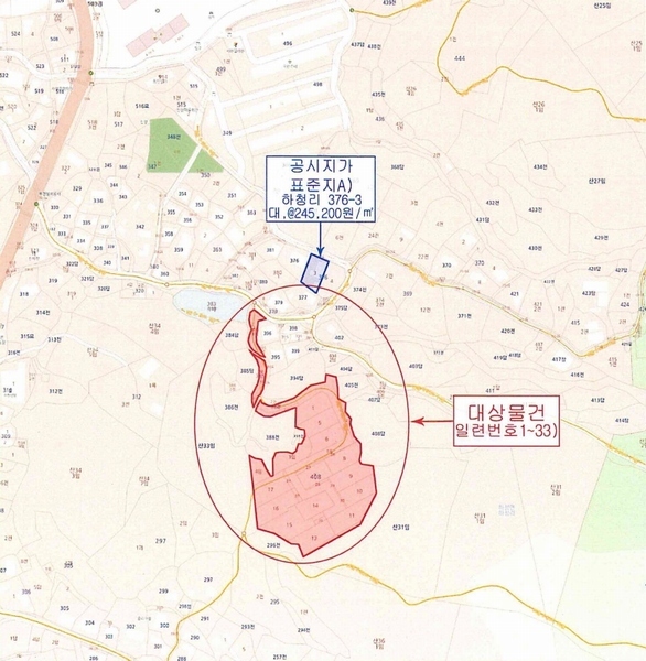 2024타경2199 경상남도 거제시 하청면 하청리 385-1 대지 경매 이미지
