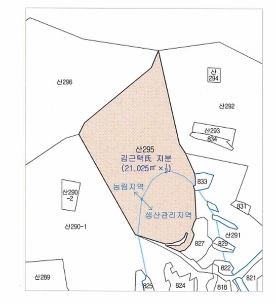 2024타경24519 경상남도 고성군 개천면 나선리 산295 임야 경매 이미지
