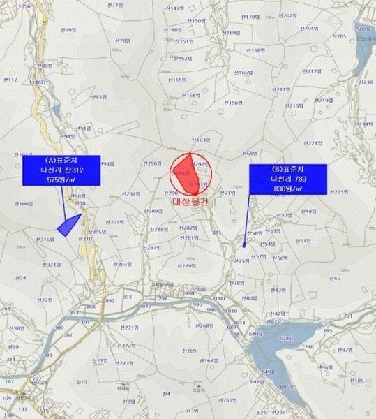 2024타경24519 경상남도 고성군 개천면 나선리 산295 임야 경매 이미지
