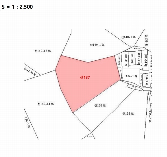 2024타경26416 경상남도 거제시 연초면 오비리 산137 임야 경매 이미지