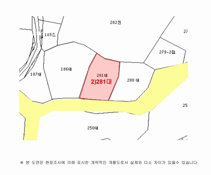 2024타경28023 경상남도 통영시 광도면 용호리 281 대지 경매 이미지