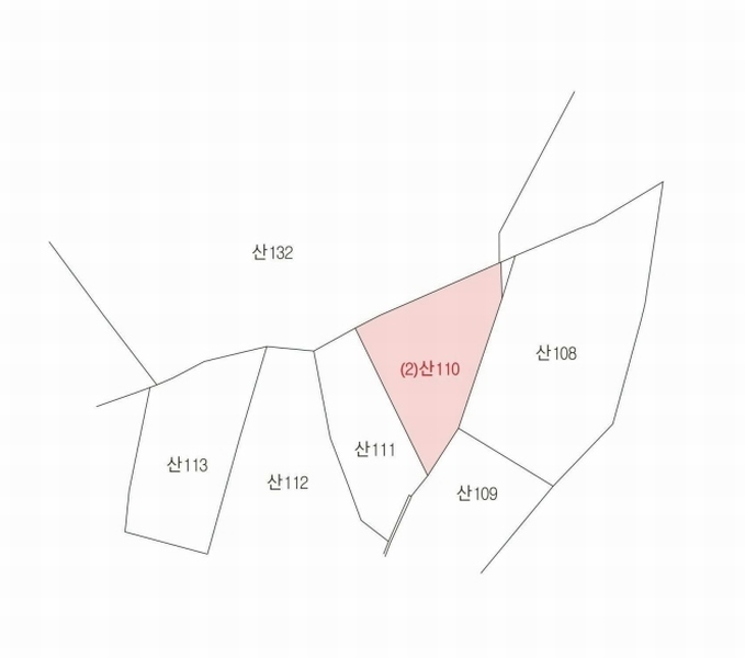 2025타경8369 경상북도 청도군 각북면 지슬리 산110 임야 경매 이미지
