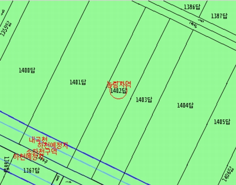 2025타경320 전북특별자치도 고창군 해리면 라성리 1402 농지 경매 이미지