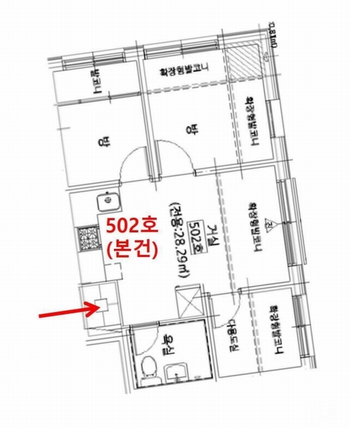 2025타경10768 서울특별시 강서구 공항대로58가길 46-2, 션밸리 5층 502호 다세대(빌라) 경매 이미지