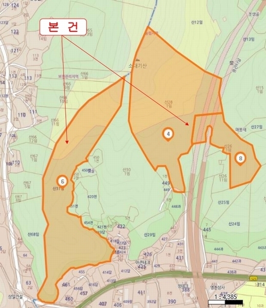 2024타경34152 충청북도 충주시 용관동 산28-1 임야 경매 이미지