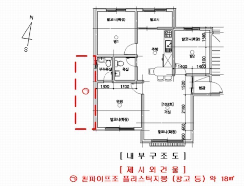 2025타경52305 경기도 광주시 모개미길34번길 19-40, 빛나별장 104동 1층 103호 다세대(빌라)[공급21평형] 경매 이미지