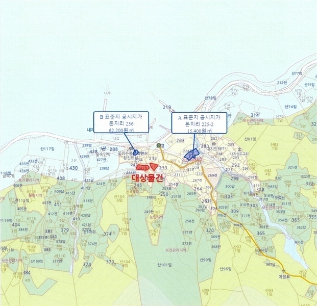 2025타경21784 경상남도 통영시 사량면 돈지리 233-6 농지 경매 이미지