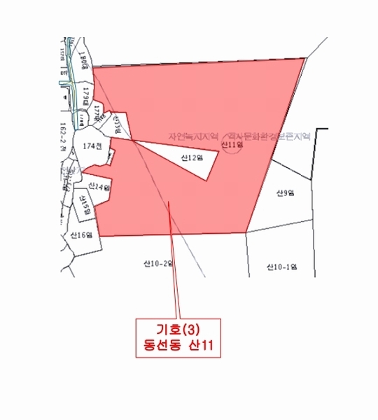 2025타경101442 부산광역시 강서구 동선동 산11 임야 경매 이미지