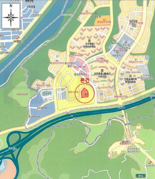 2025타경957 경상남도 진주시 범골로54번길 30-9, 드림IT밸리지식산업센터 주1동 1층 에이115호 근린상가 경매 이미지