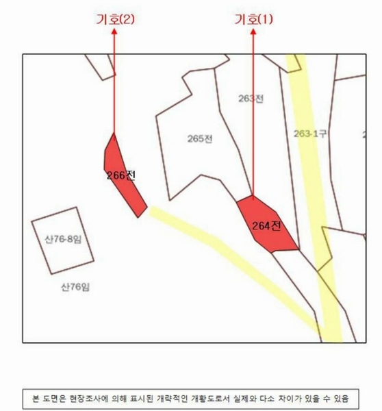 2025타경634 경상남도 하동군 양보면 감당리 266 농지 경매 이미지