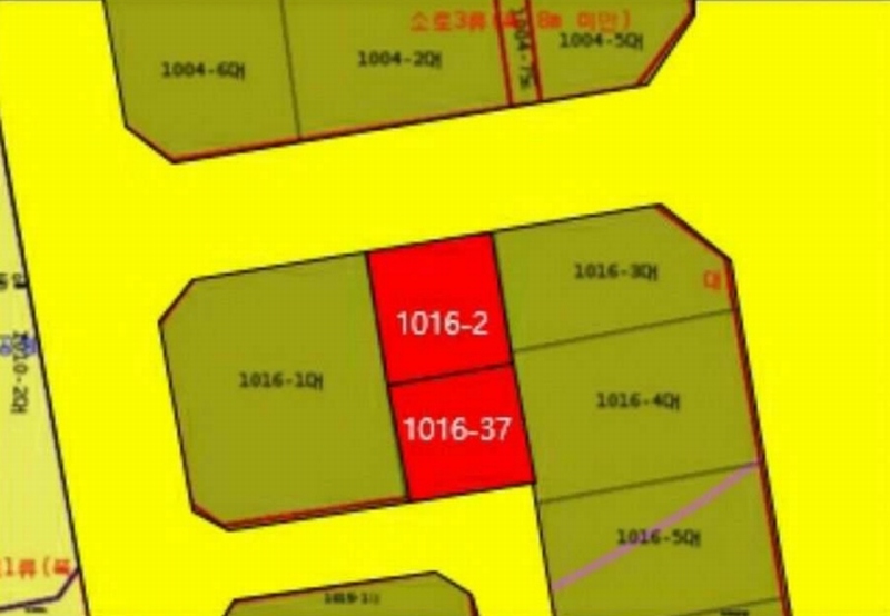 2025타경11649 울산광역시 북구 산하동 1016-37 대지 경매 이미지
