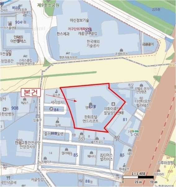 2025타경1192 경기도 안양시 동안구 시민대로 398, 인덕원역더리브디하우트 11층 1126호 아파트형공장 경매 이미지