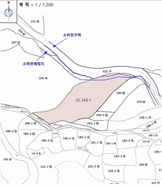 2025타경51984 충청북도 괴산군 문광면 신기리 243-1 농지 경매 이미지