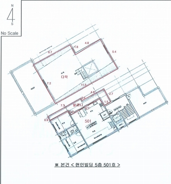 2024타경10685 경기도 화성시 병점중앙로169번길 5-2, 한일빌딩 5층 501호 다세대(빌라)[공급25평형] 경매 이미지