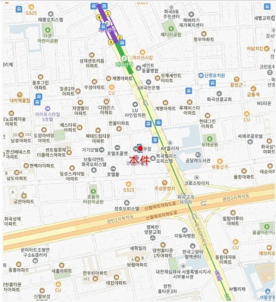 2025타경10961 서울특별시 강서구 강서로5가길 12, 케이엠파크빌 3층 303호 오피스텔[계약9평형] 경매 이미지