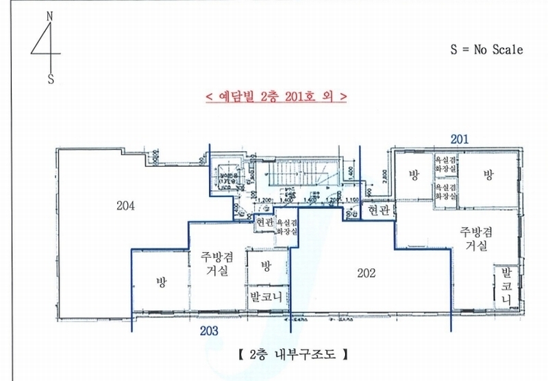 2025타경54882 경기도 수원시 권선구 서호서로15번길 9-12, 예담빌 2층 203호 다세대(빌라) 경매 이미지