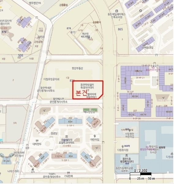 2025타경1312 경기도 화성시 동탄구 영천동 878-3 아파트형공장 경매 이미지