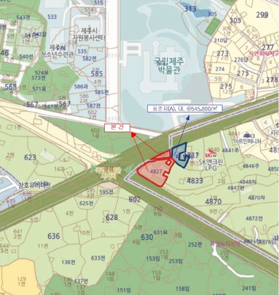 2025타경7803 제주특별자치도 제주시 화북이동 4827 창고 경매 이미지