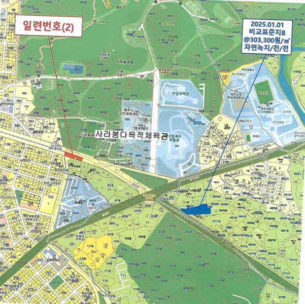 2025타경7849 제주특별자치도 제주시 건입동 616-2 도로 경매 이미지