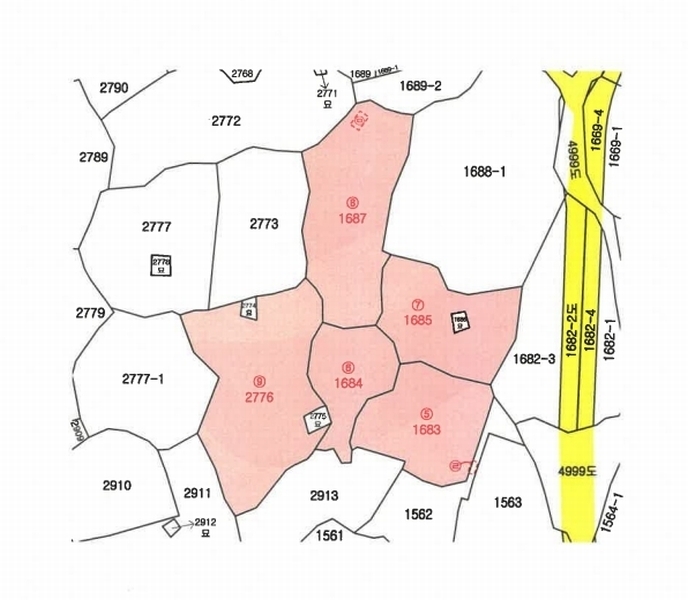 2025타경8650 제주특별자치도 서귀포시 상예동 1683 농지 경매 이미지