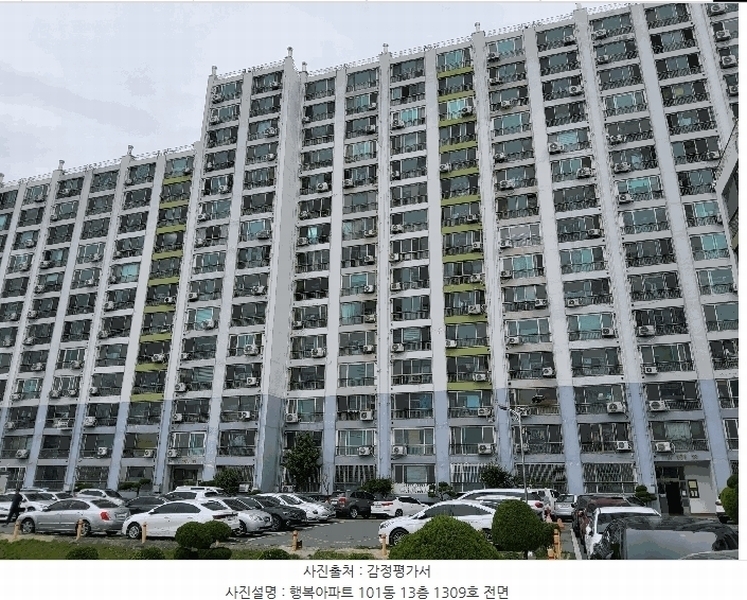 2025타경11022 경상북도 구미시 수출대로3길 68-27, 행복아파트 101동 13층 1309호 아파트[공급20평형] 경매 이미지