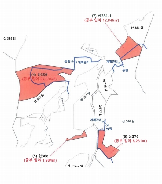 2025타경30128 강원특별자치도 정선군 화암면 백전리 산359 임야 경매 이미지