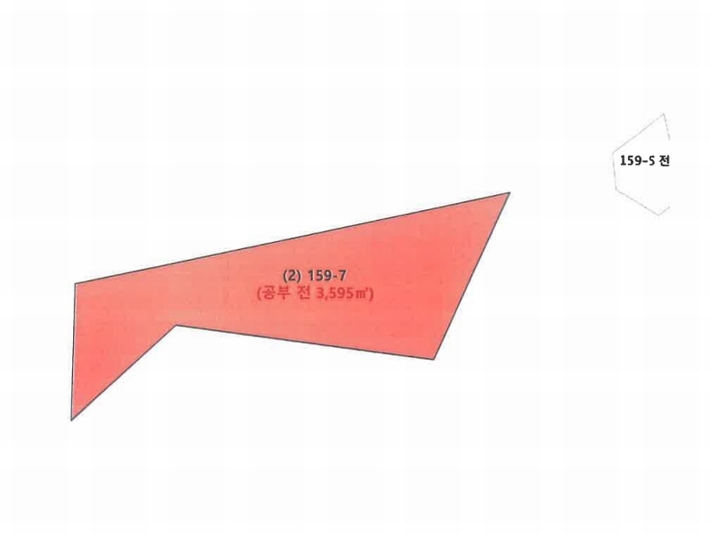 2025타경30128 강원특별자치도 정선군 화암면 백전리 159-7 농지 경매 이미지