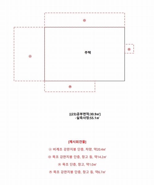 2025타경30413 강원특별자치도 평창군 봉평면 면온리 799-3 근린주택 경매 이미지