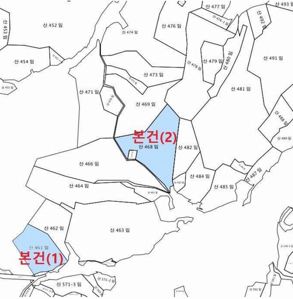 2025타경30440 강원특별자치도 정선군 화암면 화암리 산468 임야 경매 이미지