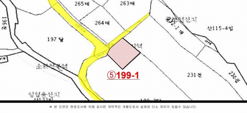 2024타경32190 경상남도 고성군 영오면 연당리 199-1 농지 경매 이미지
