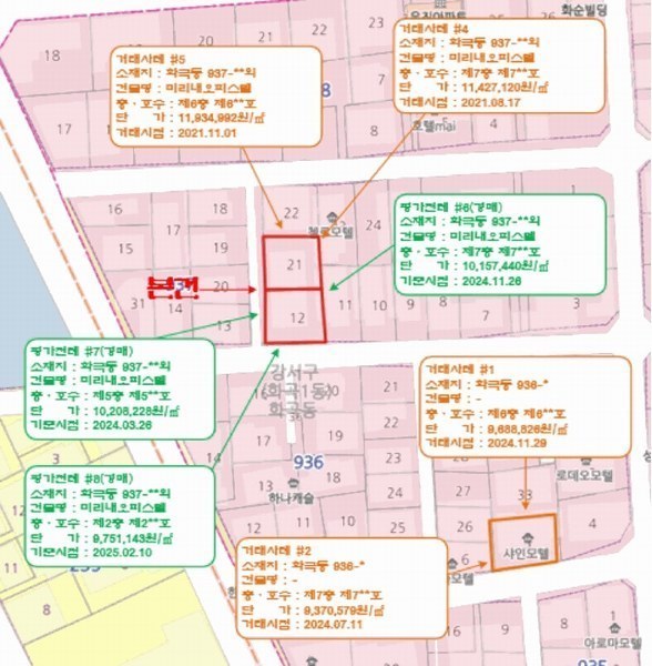 2025타경11105 서울특별시 강서구 월정로18길 7, 미리내오피스텔 6층 604호 오피스텔[계약8평형] 경매 이미지