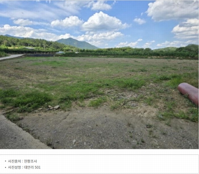 2024타경119071 경상북도 영천시 화산면 대안리 501 농지 경매 이미지
