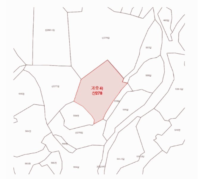 2025타경32723 전라남도 곡성군 석곡면 염곡리 산278 임야 경매 이미지