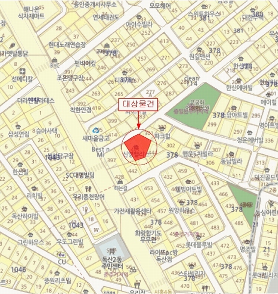 2025타경11274 서울특별시 금천구 독산로58길 8, 신영팰리스 3층 305호 다세대(빌라)[공급9평형] 경매 이미지