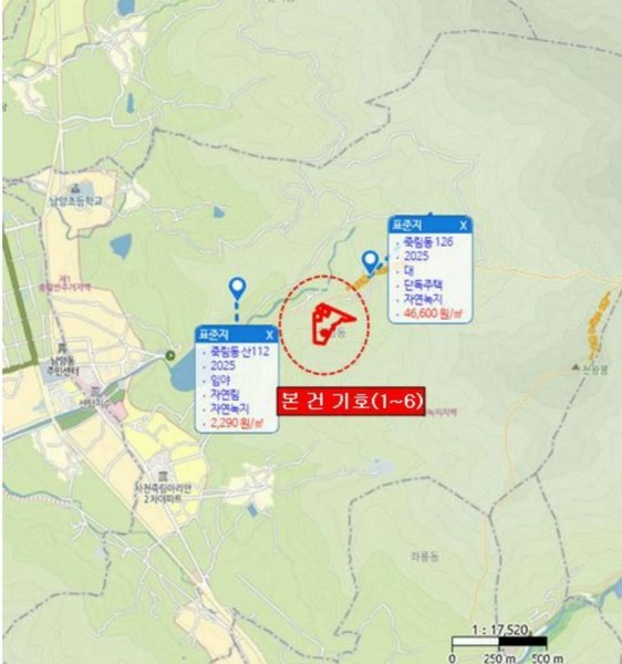 2025타경30706 경상남도 사천시 죽림동 산155 임야 경매 이미지
