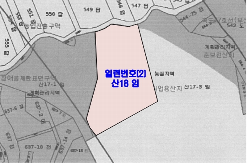 2025타경51650 충청남도 태안군 남면 신온리 산18 임야 경매 이미지