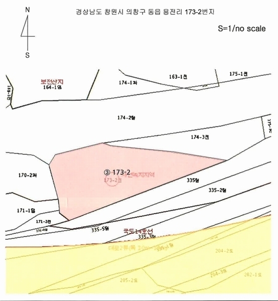 2025타경11426 경상남도 창원시 의창구 동읍 용전리 173-2 농지 경매 이미지