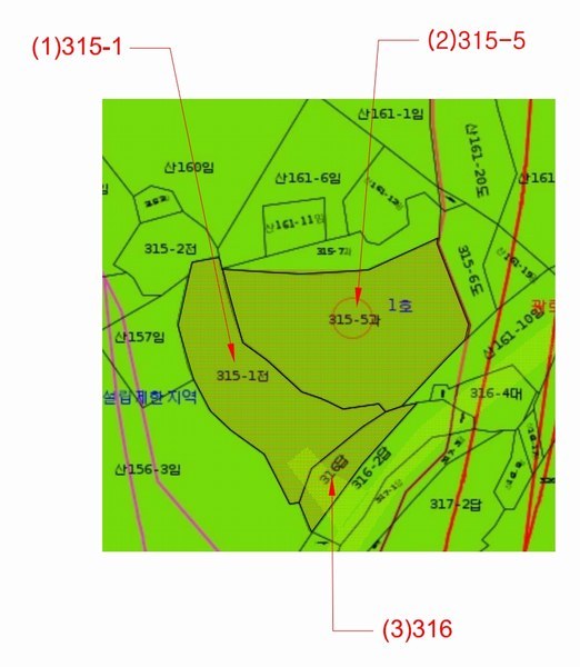2025타경11437 울산광역시 울주군 두서면 전읍리 315-1 과수원 경매 이미지