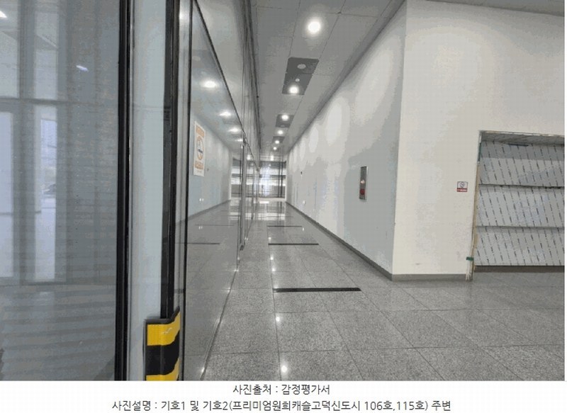 2025타경573 경기도 평택시 고덕중앙로 320, 프리미엄원희캐슬고덕신도시 1층 115호 근린상가 경매 이미지
