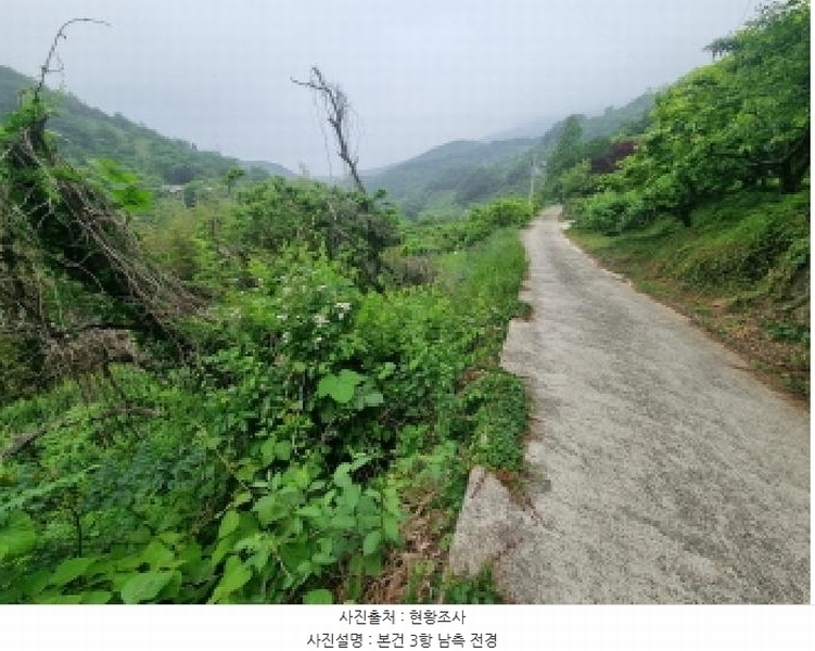 2025타경51387 전라남도 광양시 옥곡면 수평리 산105-1 도로 경매 이미지