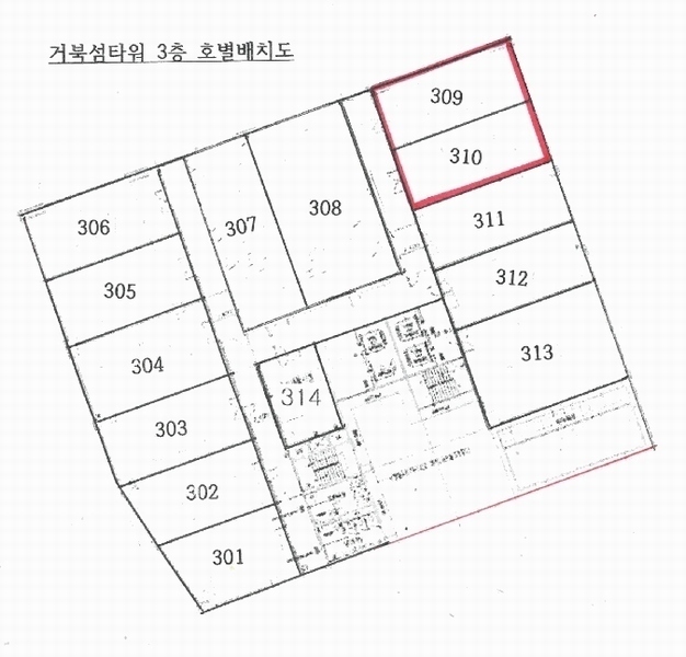 2025타경597 경기도 시흥시 거북섬둘레길 5-7, 거북섬타워 3층 309호 근린상가 경매 이미지