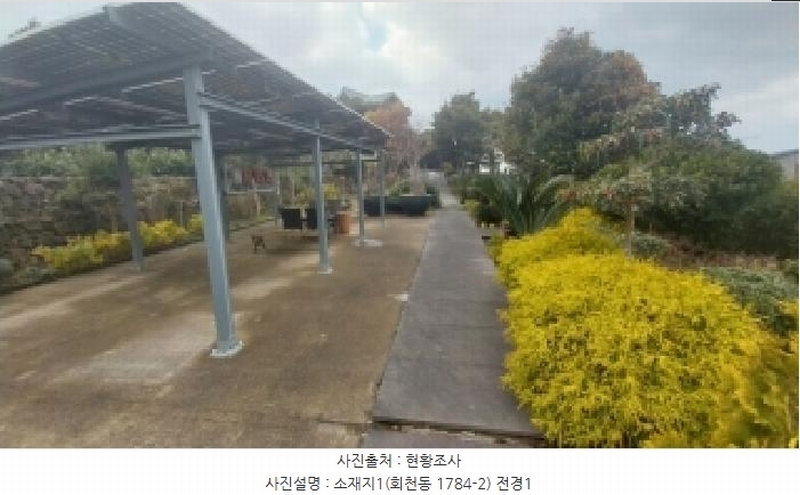 2025타경9155 제주특별자치도 제주시 회천동 1784-2 임야 경매 이미지