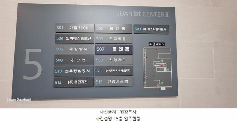 2025타경509726 인천광역시 서구 가좌로 54, 주안비티센터2차 5층 502호 아파트형공장 경매 이미지