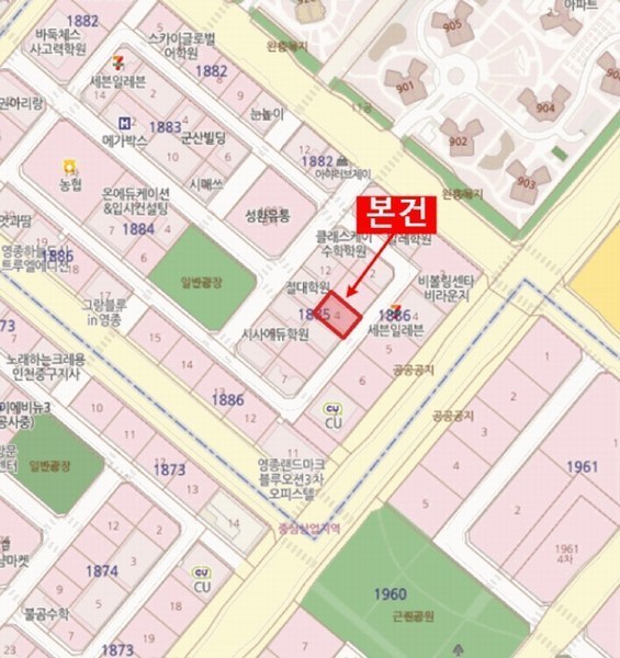 2025타경510060 인천광역시 중구 하늘별빛로65번길 7-15, 디에스지타워 3층 302호 근린상가 경매 이미지