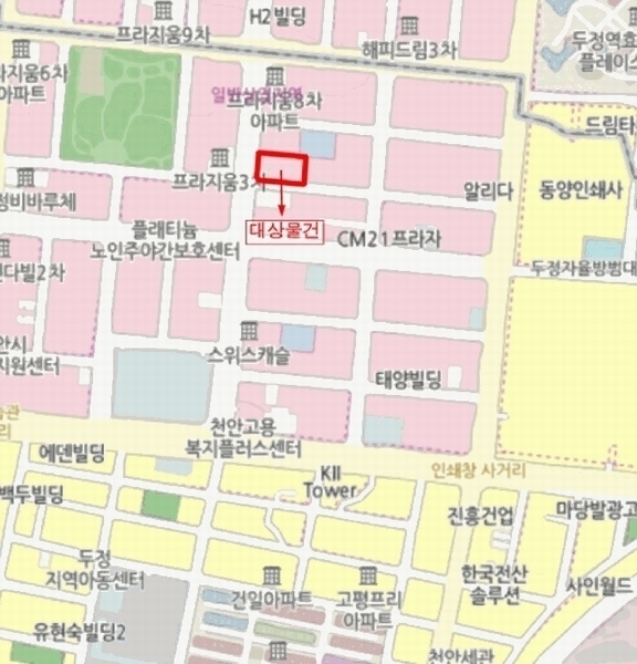 2025타경11529 충청남도 천안시 서북구 성정공원6길 37, 프라지움7차 4층 405호 아파트[공급11평형] 경매 이미지