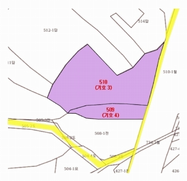 2025타경30542 전북특별자치도 정읍시 감곡면 승방리 510 농지 경매 이미지