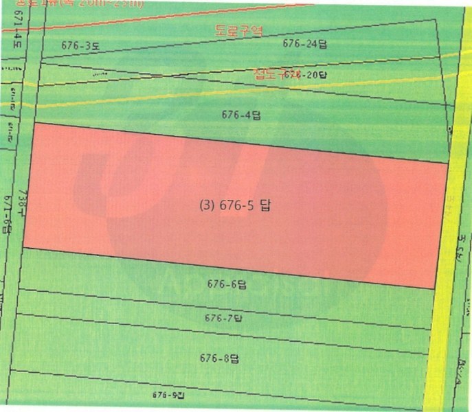 2025타경658 전라남도 순천시 별량면 구룡리 676-5 농지 경매 이미지
