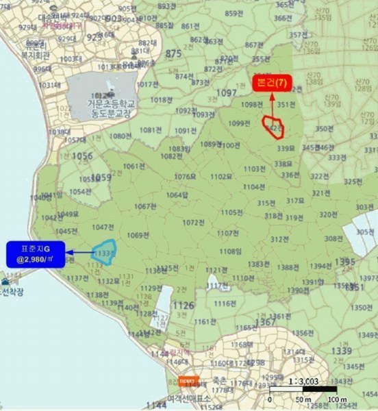 2025타경731 전라남도 여수시 삼산면 동도리 342 농지 경매 이미지