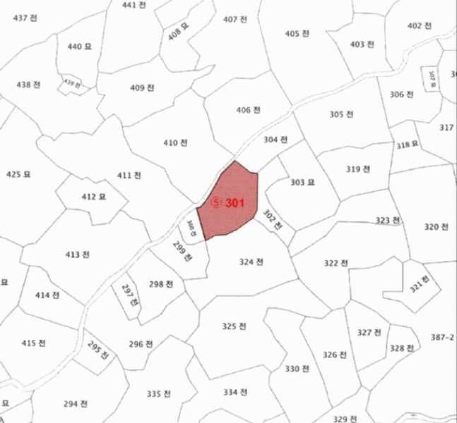 2025타경731 전라남도 여수시 삼산면 서도리 301 농지 경매 이미지
